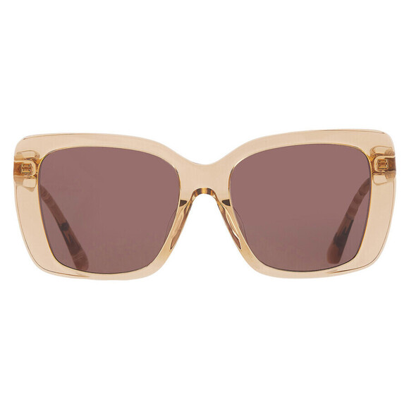 NWT Burberry 0BE4456-416773 Beige Oversized 54mm Sunglasses